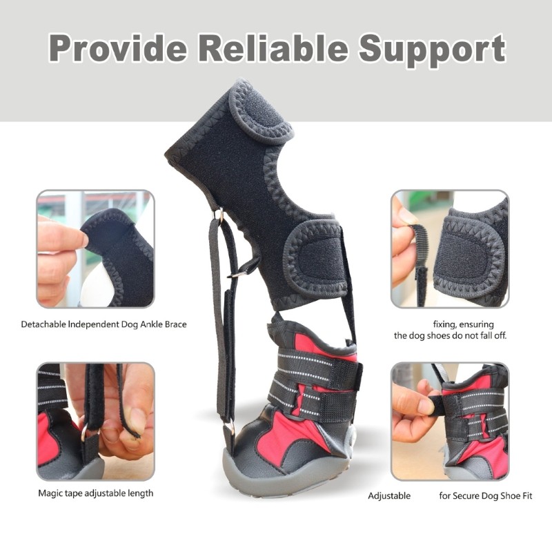 No Knuckling fit for Brace Boot Dog Dragging Paws 1/2Pieces Dog Shoes