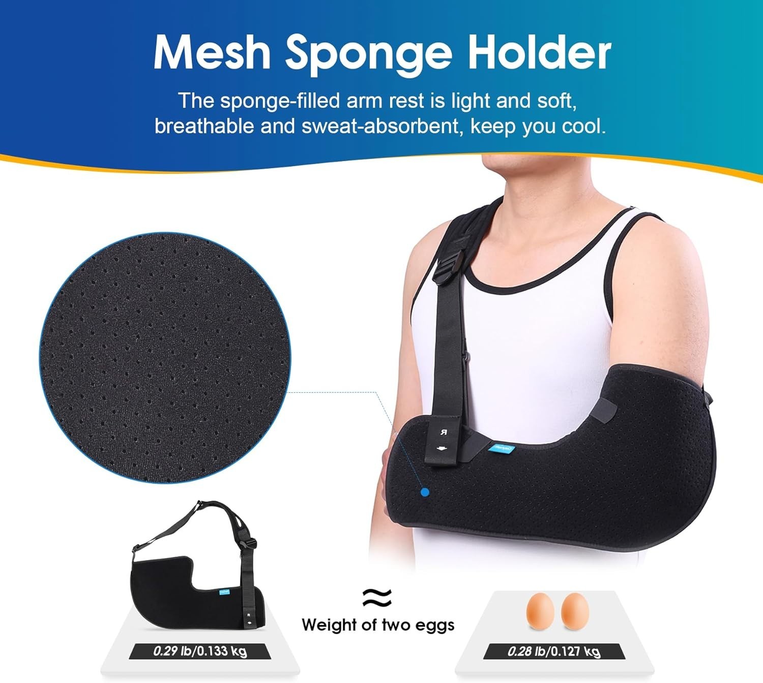 Small Medical Support Arm Sling for Shoulder Injury & Rotator Cuff