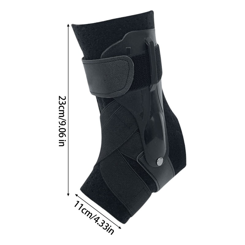 Ankle Brace with Side Stabilizers Adjustable Ankle Support for Sports Injuries