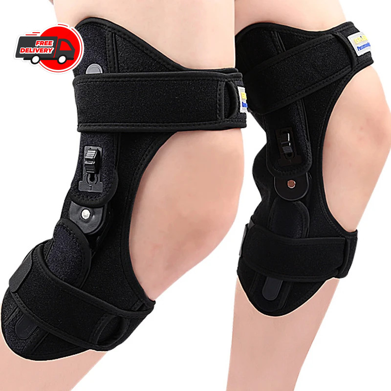 New Knee Booster Shift Knee Brace Adjustable Hinged Knee Orthosis Brace Supports