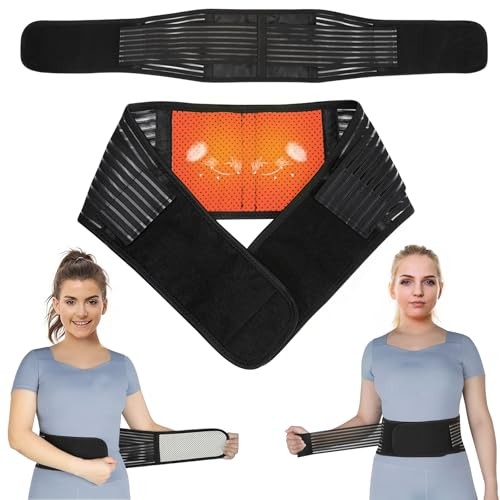 Sacroiliac Hip Belt, SI Joint – Lower Back Support Brace for Small Black-2