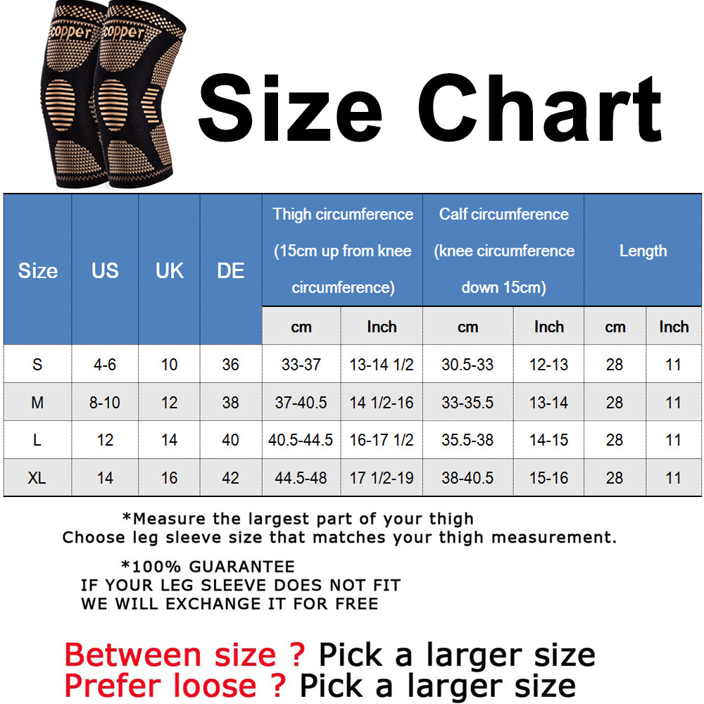 Knee Brace Compression Sleeve Support Joint Arthritis Patella Stabilizer Runner