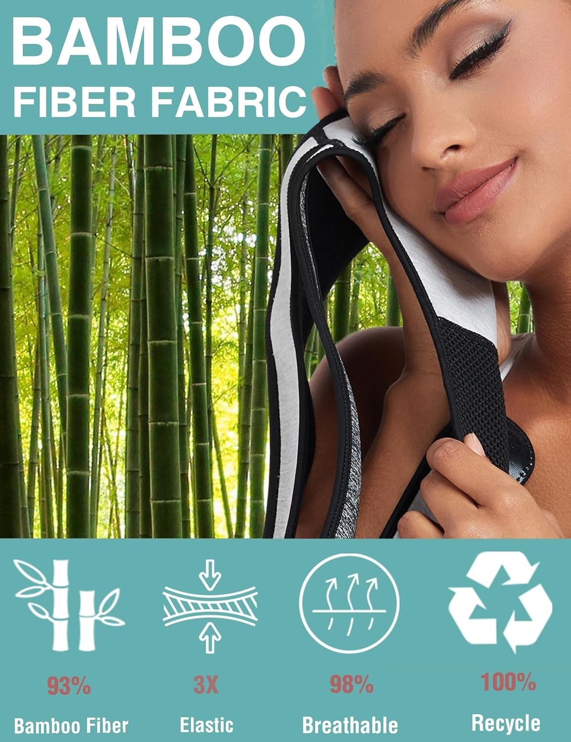Bamboo Fiber Back Brace Posture Corrector Men & Women Back Pain Relief Sz M/L