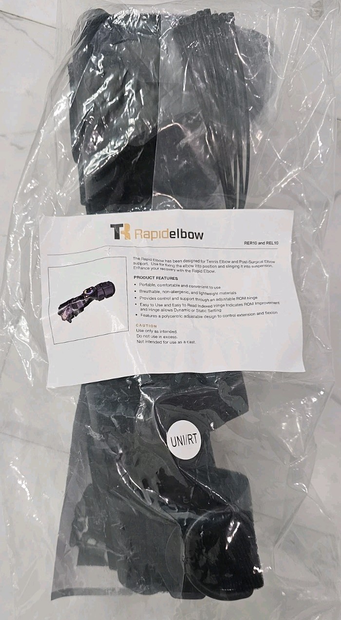RAPID ELBOW BRACE RER10 & REL10 Universal RIGHT ONE SIZE NEW SEALED