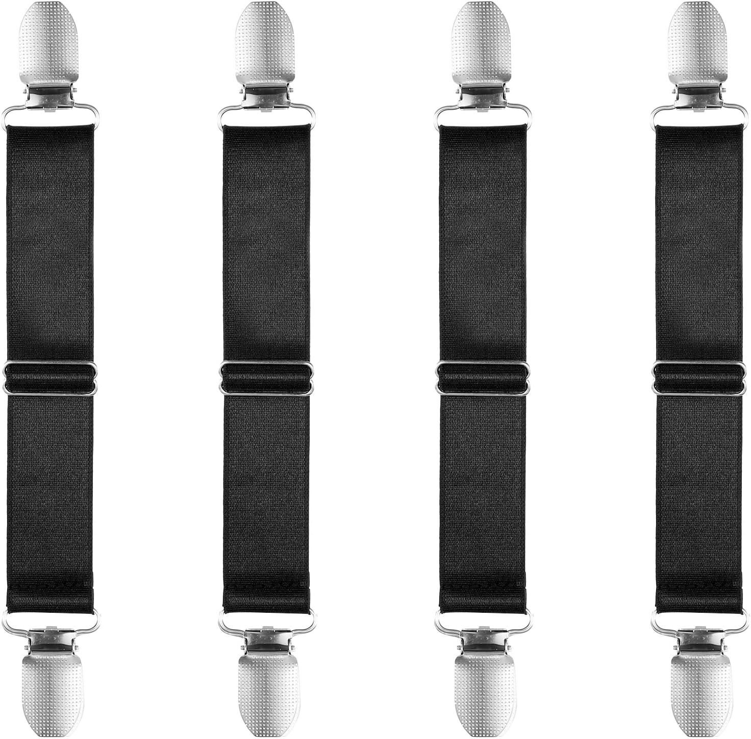4 Pcs Adjustable Elastic Boot Straps Pant Leg Straps Elastic Adjustable Cowboy B