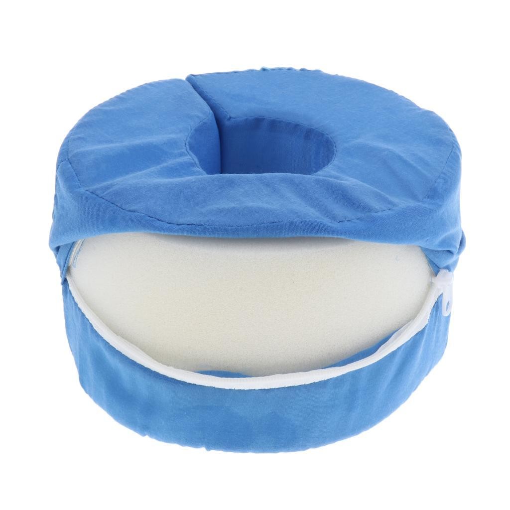 Blue Washable Foam Elevator Cushion Leg Rest Anti