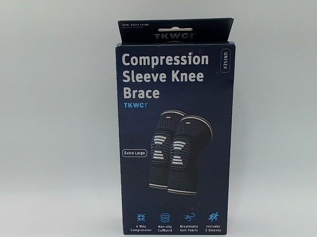 Knee Brace Compression Sleeves For Injuries & Sports TKWC Extra Large Black