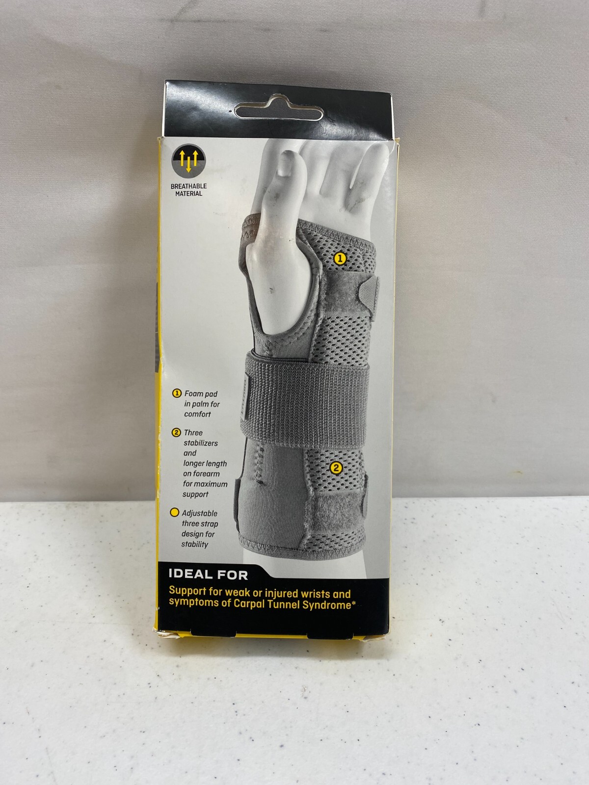 Futuro Left Wrist Deluxe Stabilizer Adjustable Firm Support S/M – New