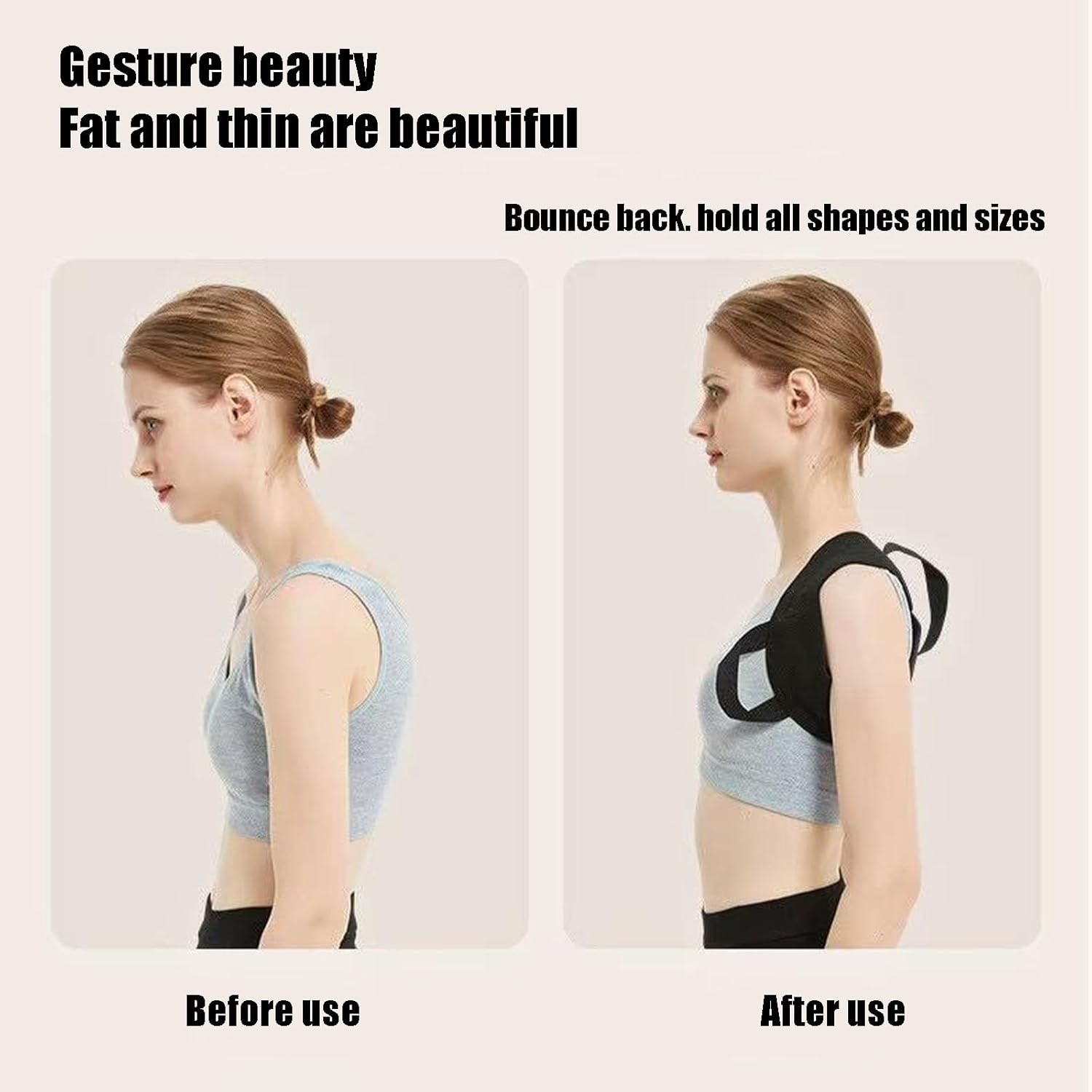 S~XXL45~100kg Posture Corrector，Posture Corrector for Women Men，Open Shoulder…