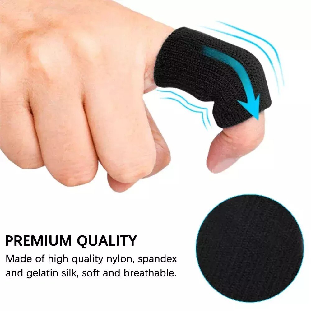10 PCS Finger Splint Trigger Finger Brace Sleeves Pain Relief Sports Support FNS