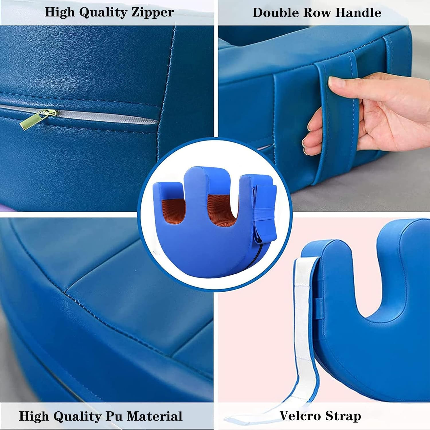 Bedridden Patient Turning Device-Multifunctional Turning Pillow PU Leather Anti-