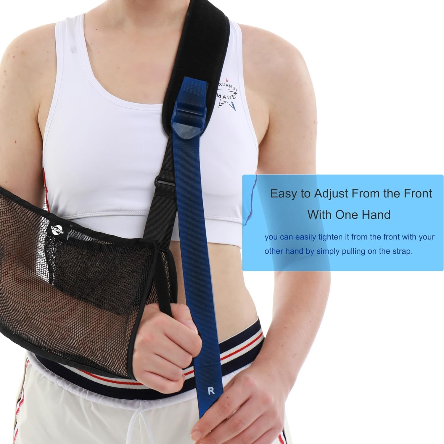 Breathable Mesh Arm Sling – Adjustable Shoulder Support for Injury Recovery