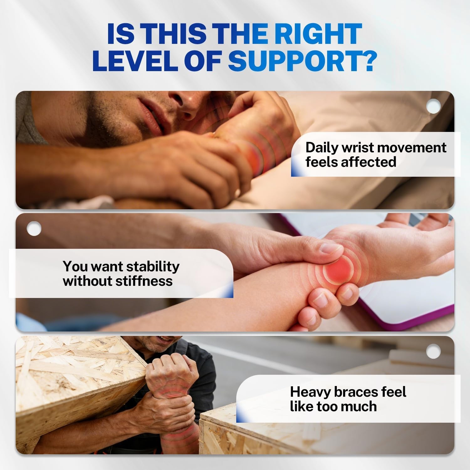 Adjustable TFCC Wrist Brace for Ulnar Pain Relief, 3D Gel Pad, Breathable Suppor