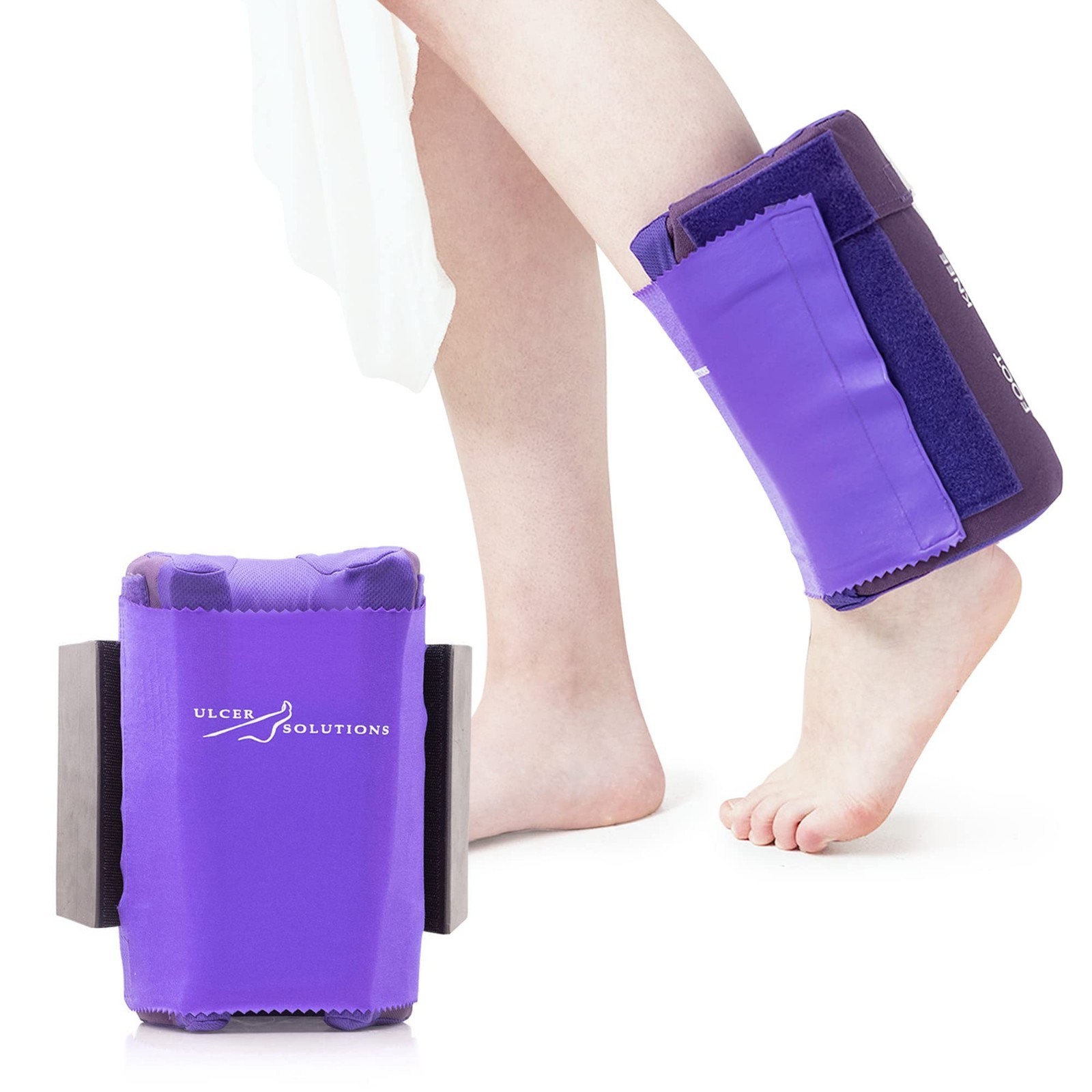 Heel Protector for Pressure Ulcers – Breathable Offloading Cushion, No-Strap Boo