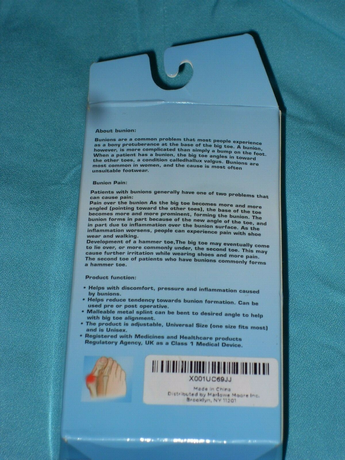 Bunion Correction System bunion orthotic adjustable support NEW