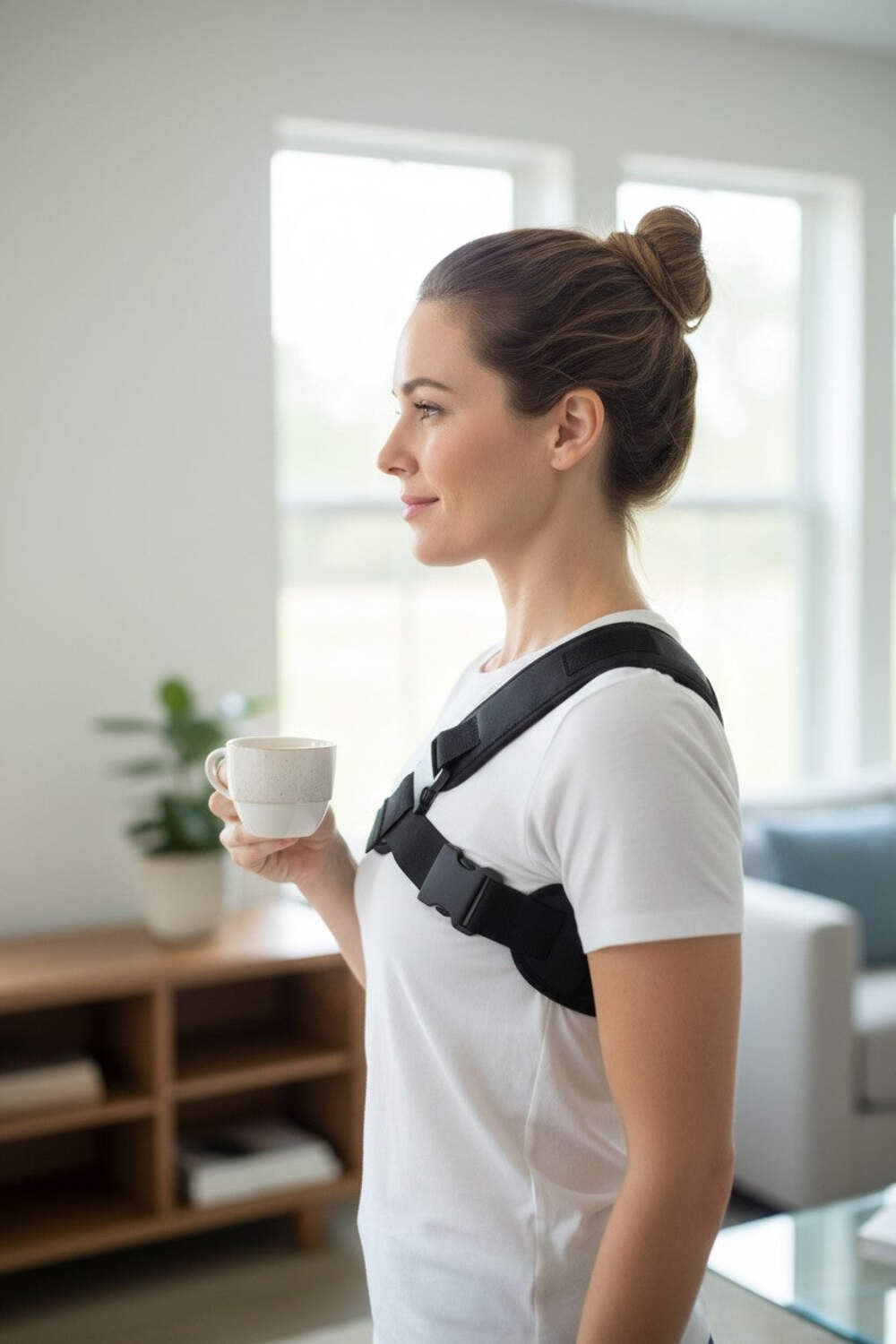 Shoulder Support Brace Large Adjustable Rotator Cuff