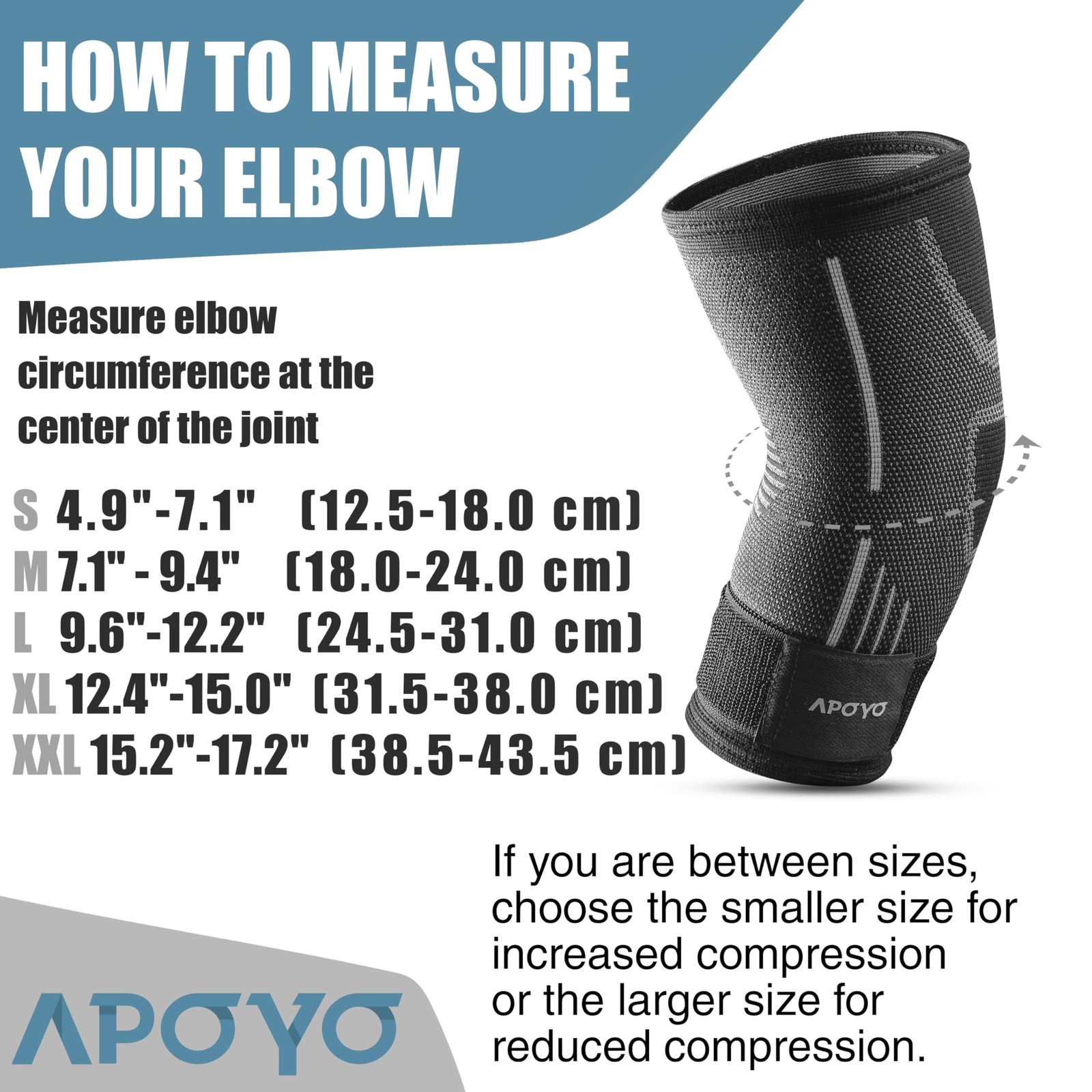 Elbow Brace for Tendonitis and Tennis Elbow, Compression Support Sleeve, Elbo…