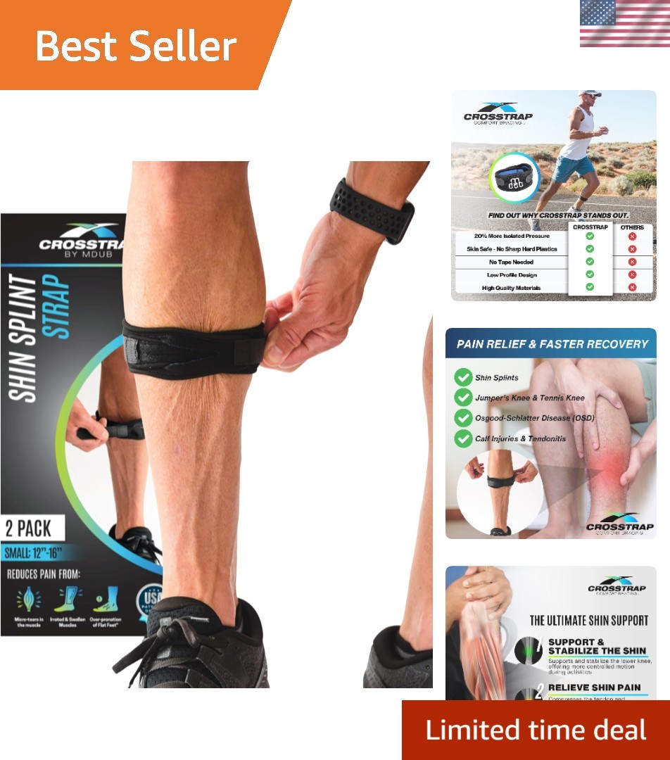 Calf & Shin Supports, Shin Splint Brace | Adjustable Neoprene Shin Splint & L…