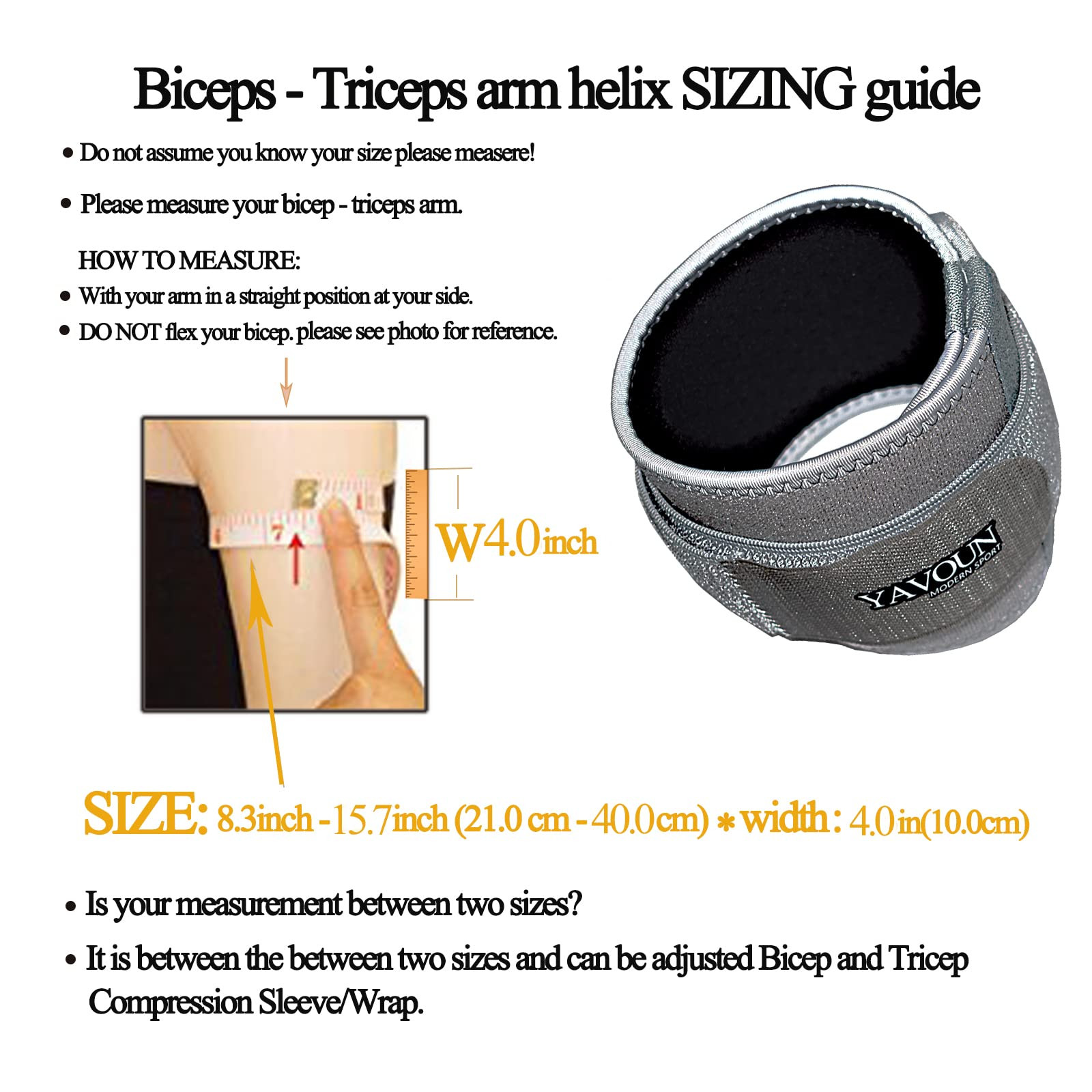 Bicep ＆ Tricep Compression Sleeve/Wrap – Tricep Tendonitis, Bicep Tendonitis …