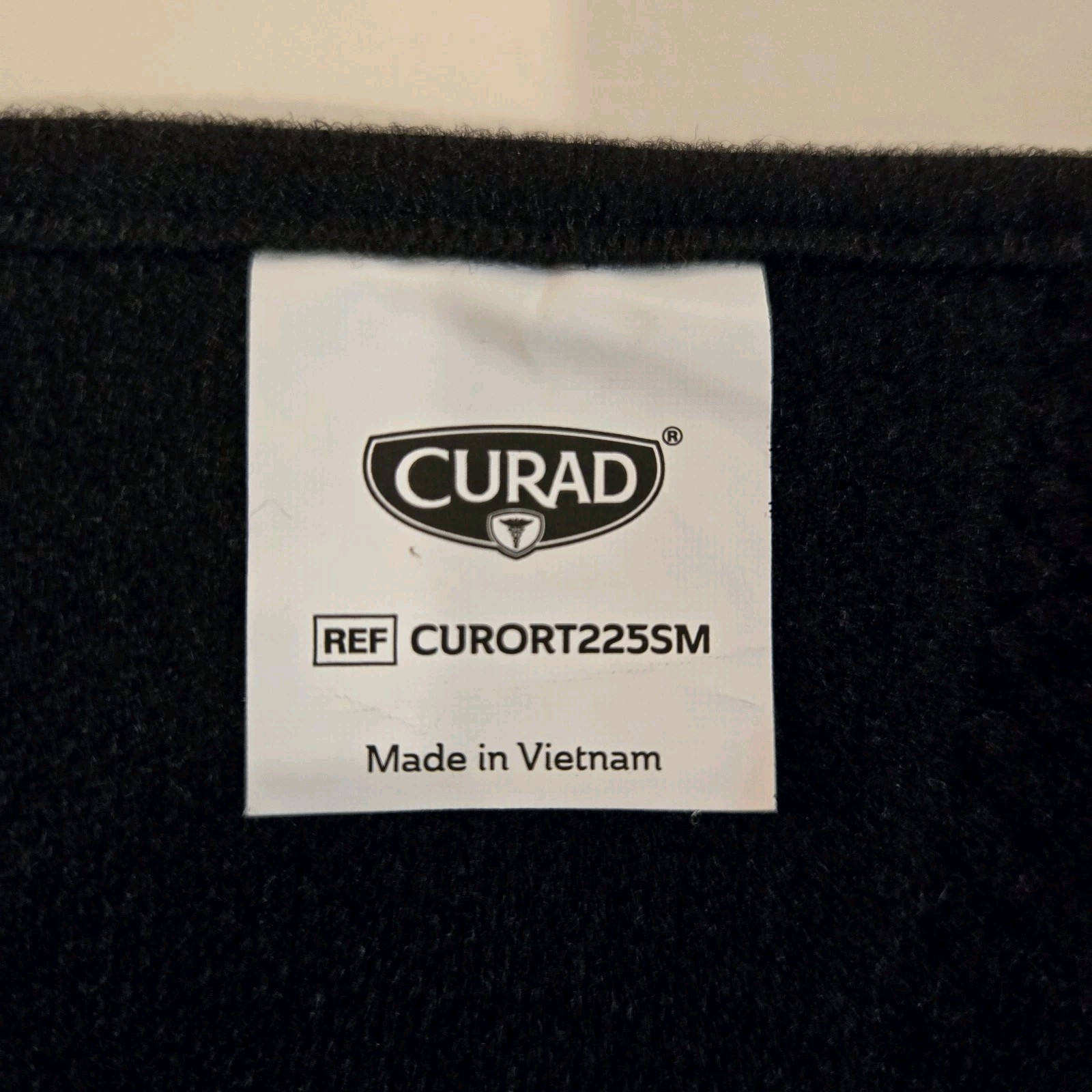 Curad Back Support Brace Dual-Pulley System Black Small/Medium CURORT2255M