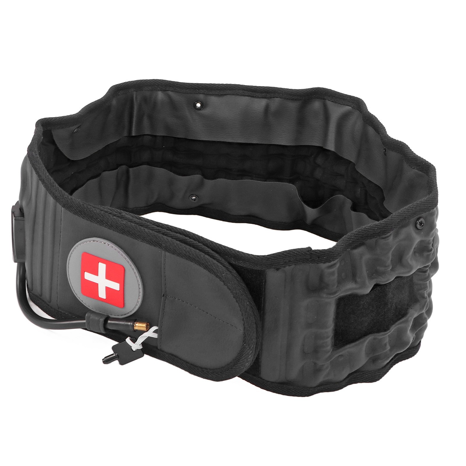 Black Lumbar Traction Belt Inflatable Improve Pain Back Decompression Belt WT