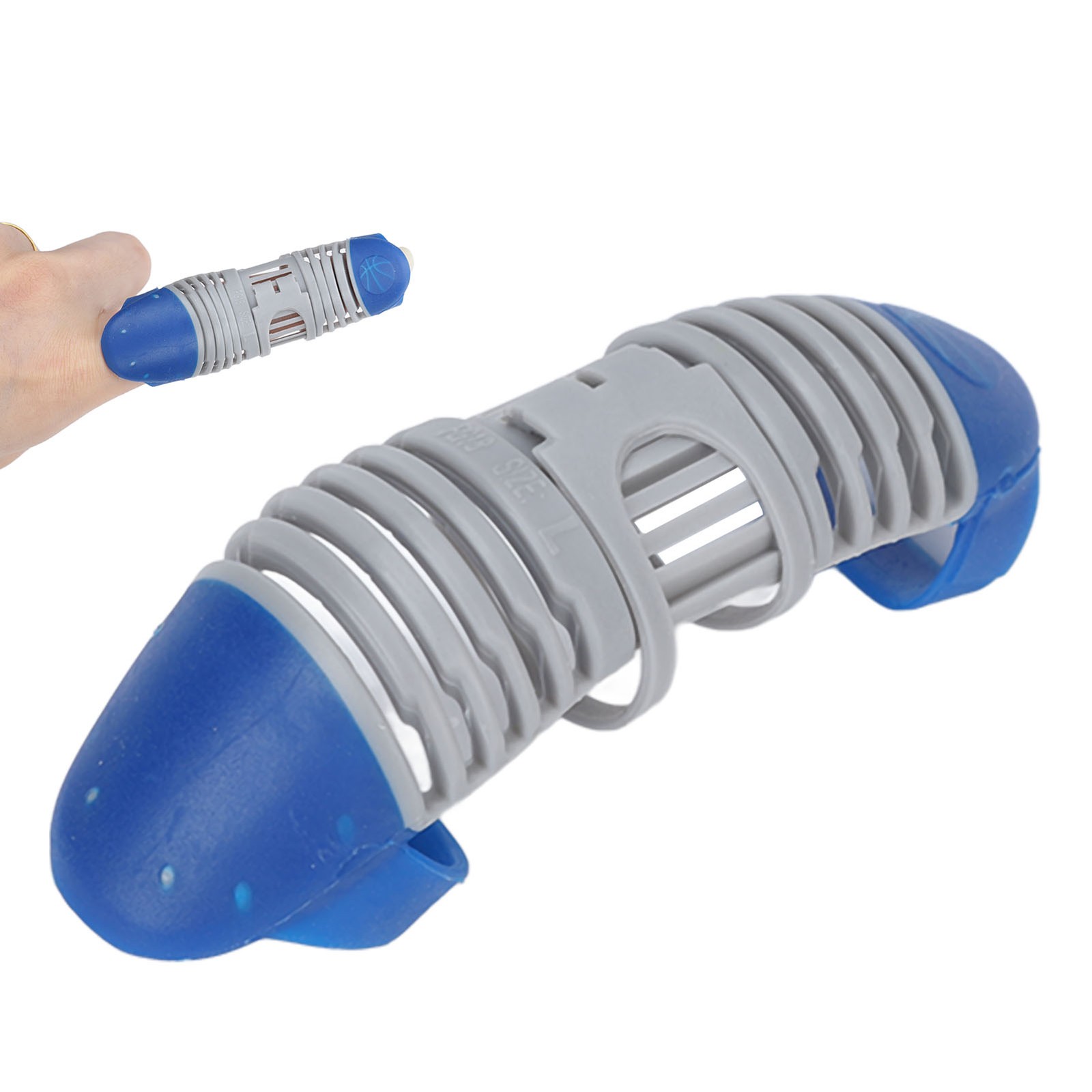 3.1×0.9×2.2in Finger Splint Brace Pain Relief Hollow Out Type Finger Support WT