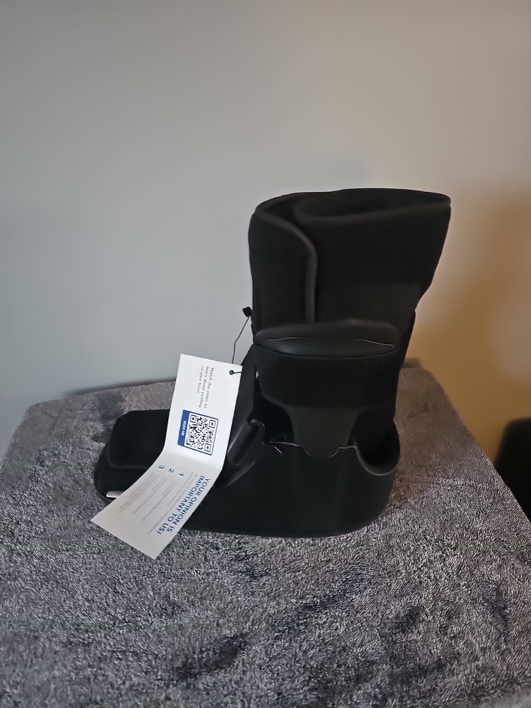 New United Ortho Short Air Cam Walker Fracture Boot, Extra Large, Black