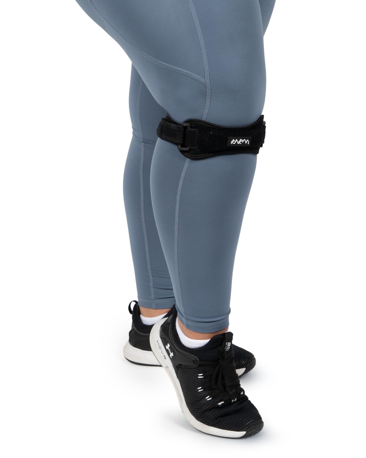 KARM Plus Size Knee Brace for (2XL/3XL/4XL/5XL/6XL), Black (1 Pack)