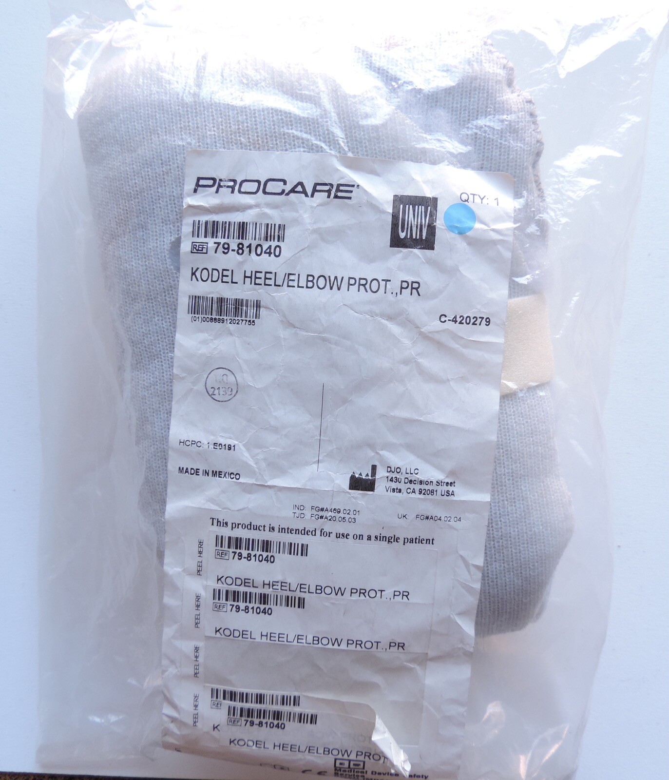 DJO Procare Kodel Heel / Elbow Protector PR – Universal Size 79-81040