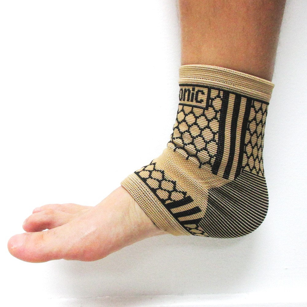1 Ankle Support Brace Elastic Compression Wrap Sleeve Sports Relief Pain Foot S