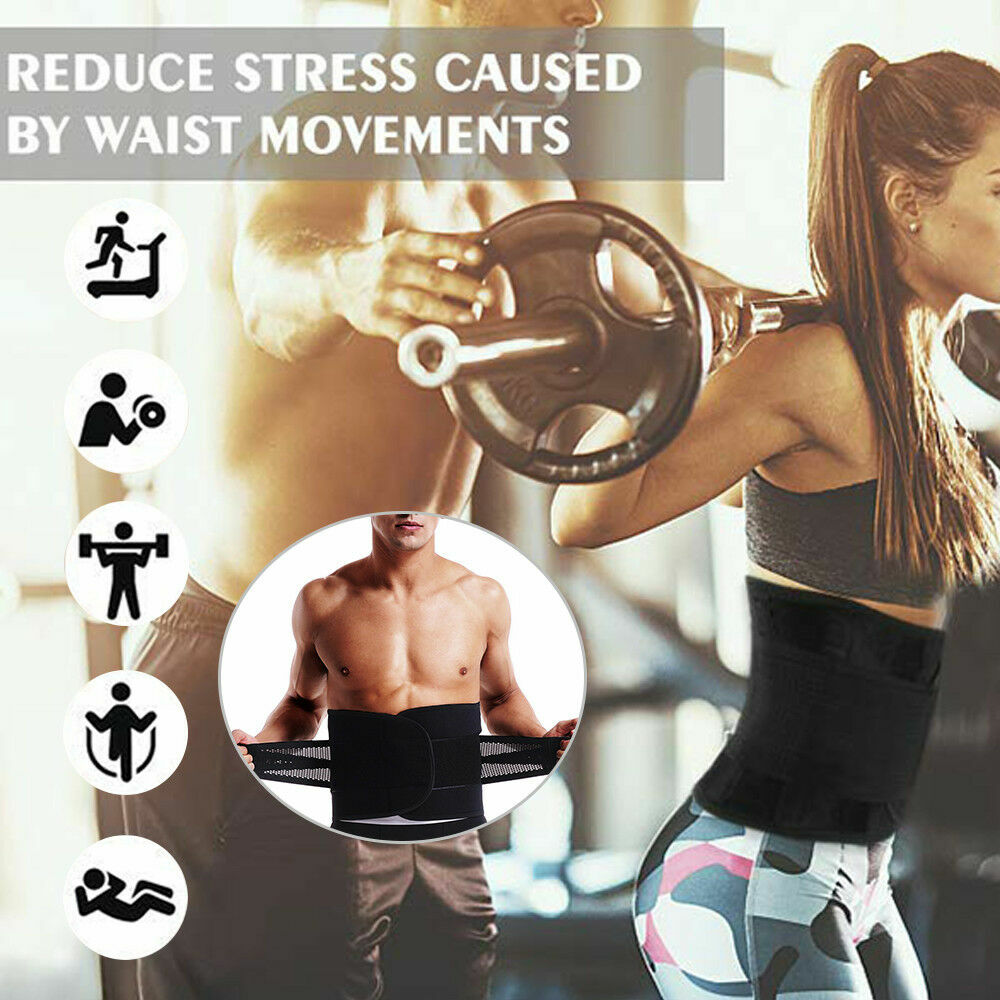 Adjustable Lumbar Support Lower Waist Back Belt Brace Pain Relief Unisex Shaper