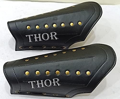 Medieval Leather Arm Guard Bracers Replica Armor Rustic Vintage Home Decor Gifts