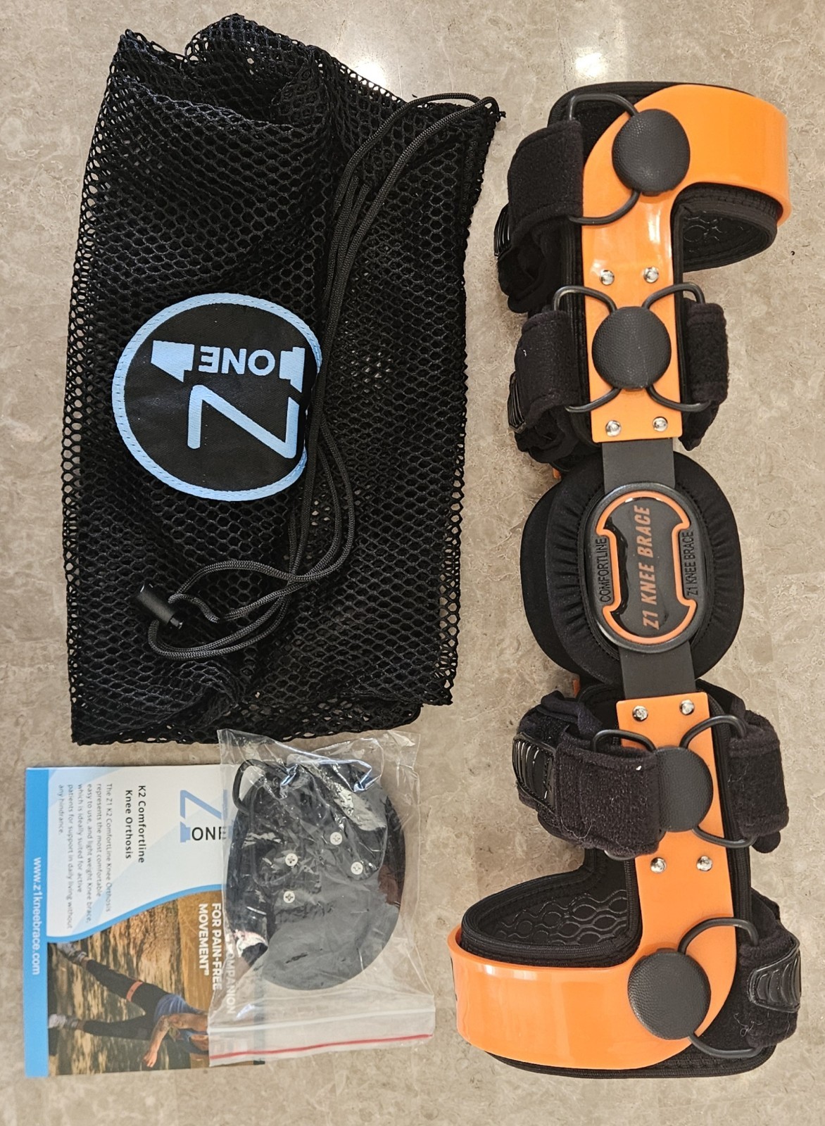 Z1 K2 Knee Brace for ACL Ligament Sports Injuries OA & Knee Pain for Men/Wmn S6