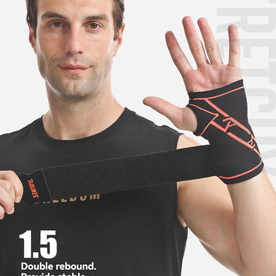 Aolikes 1pc Wrist Guard Support Arthritis Gloves Sprain Band Elastic Bandage Wri