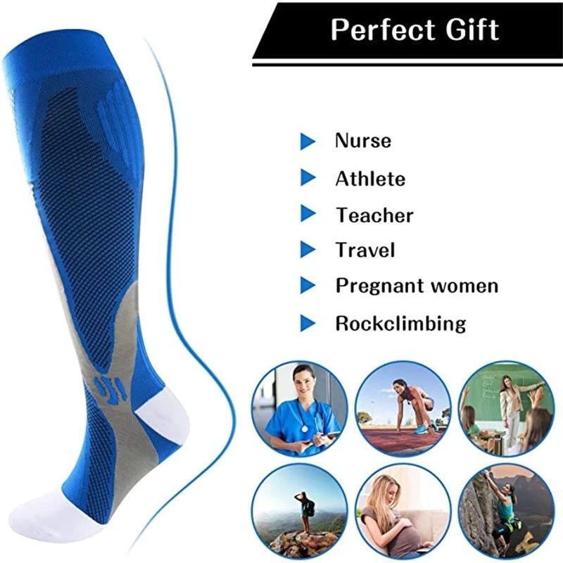 Running Compression Socks – Varicose Veins Stockings Cycling Football Men Sock