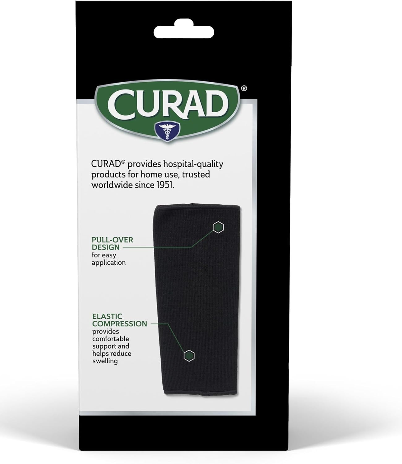Pull-Over CURAD Knee Brace for Running and Workout – Large, Comfort & Support