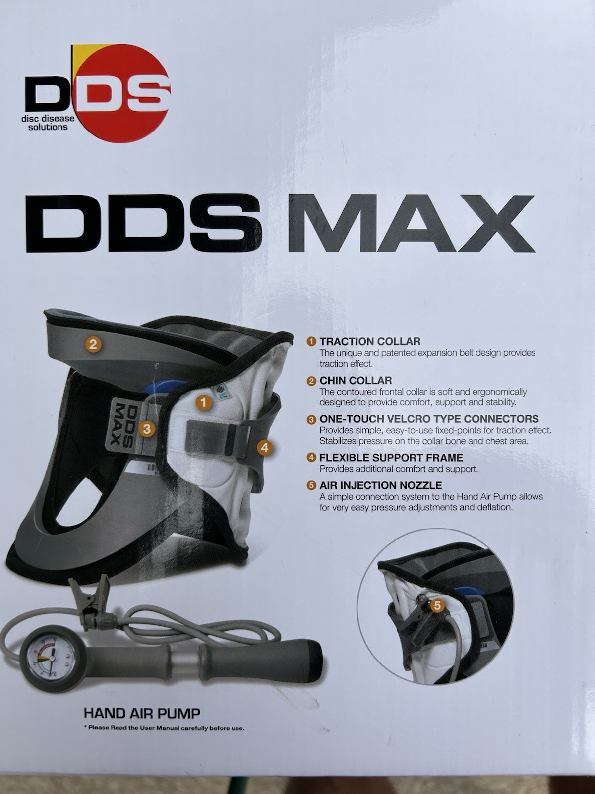 DDS Max Spinal-Air Decompression Collar