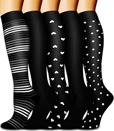 Bluemaple Copper Compression Socks For Women & Large-X-Large A-collocation06
