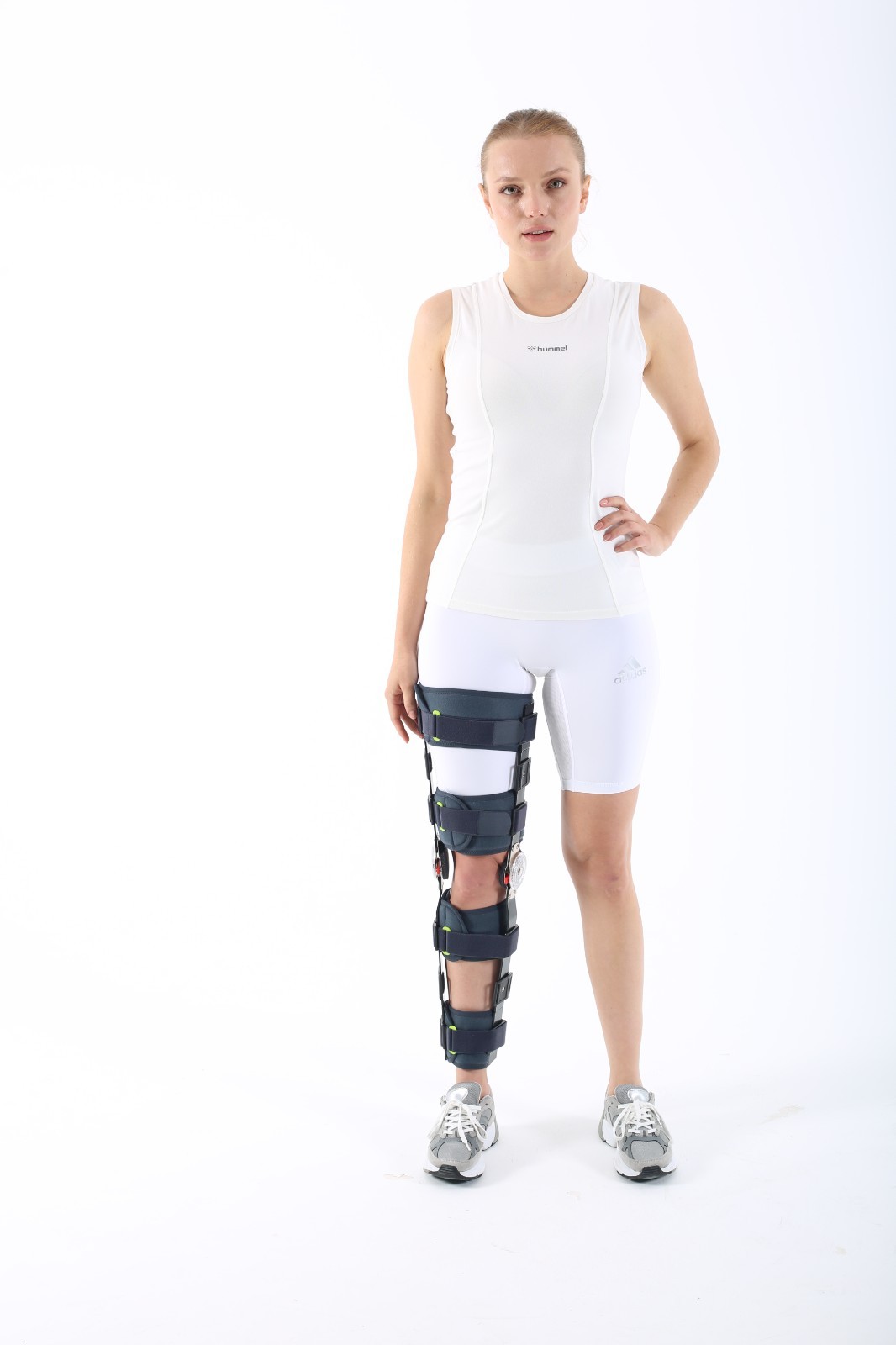 SUPPORTLİNE Adjustable Angle Knee Brace Hinged Support for Injury Surgery &Rehab
