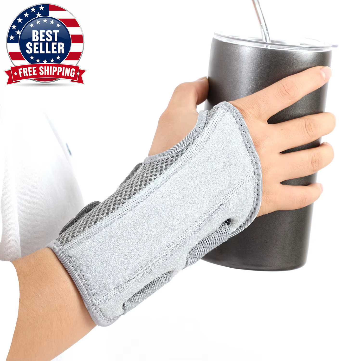 1Pc Compression Wrist Brace Protector Carpal Tunnel Sports Wrist Guard Orthopedi