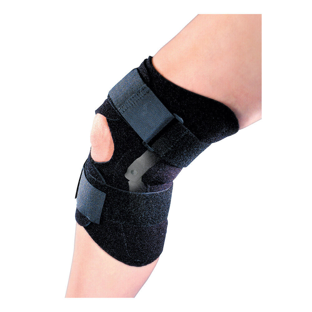 MIL Wraparound Neoprene Knee Support With Front Closure;open Patella, S/M