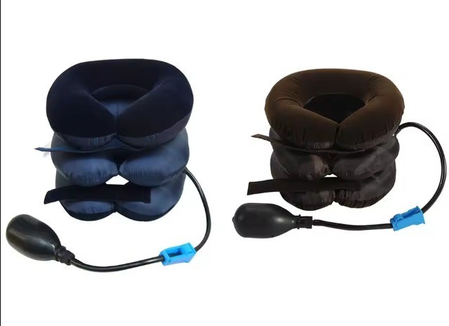 Cervical Neck Traction Device Collar Brace Support Pain Relief Stretcher Therapy