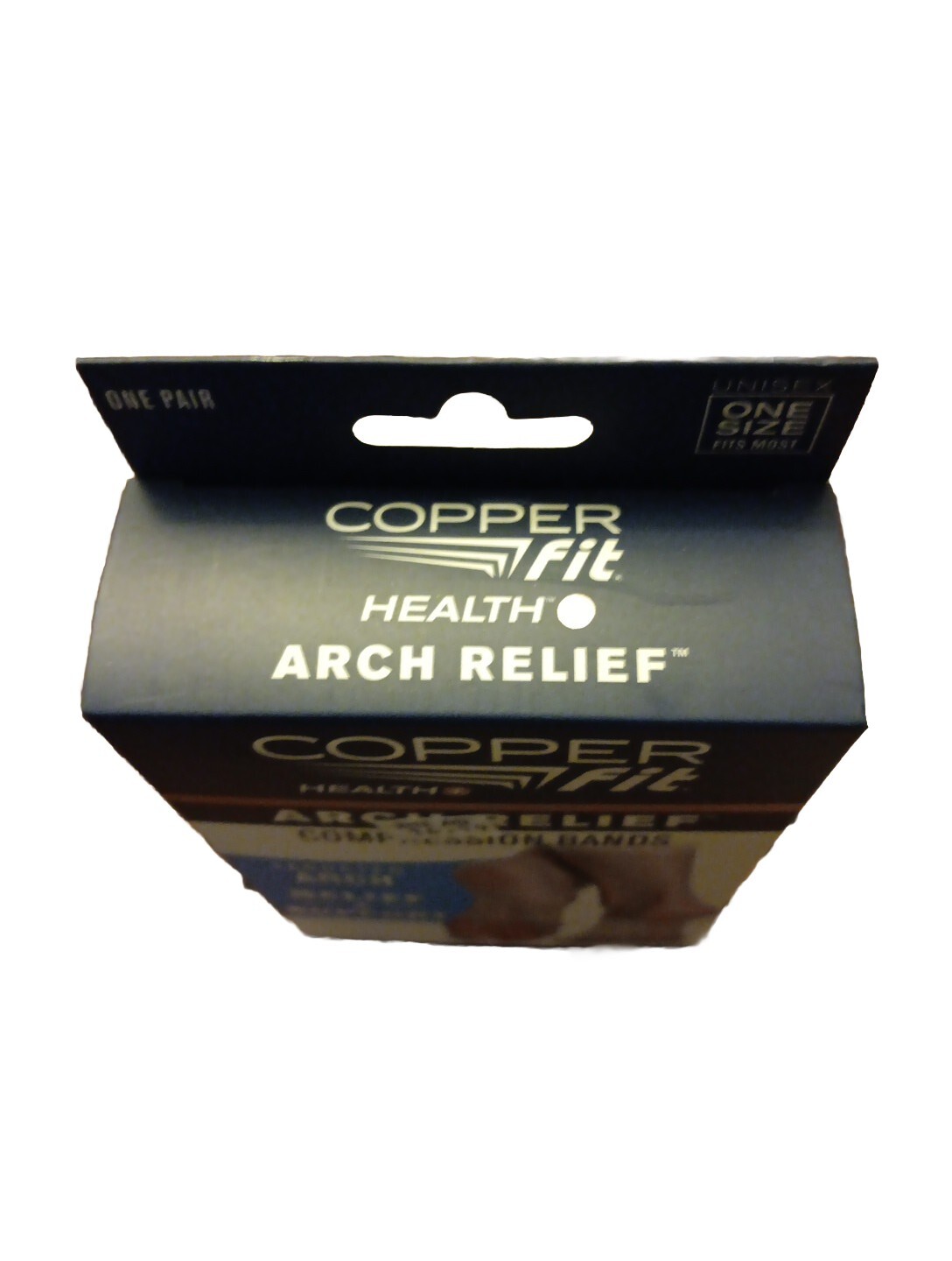 Copper Fit Copper Infused Arch Relief COMPRESSION BANDS One Size Unisex BNIB