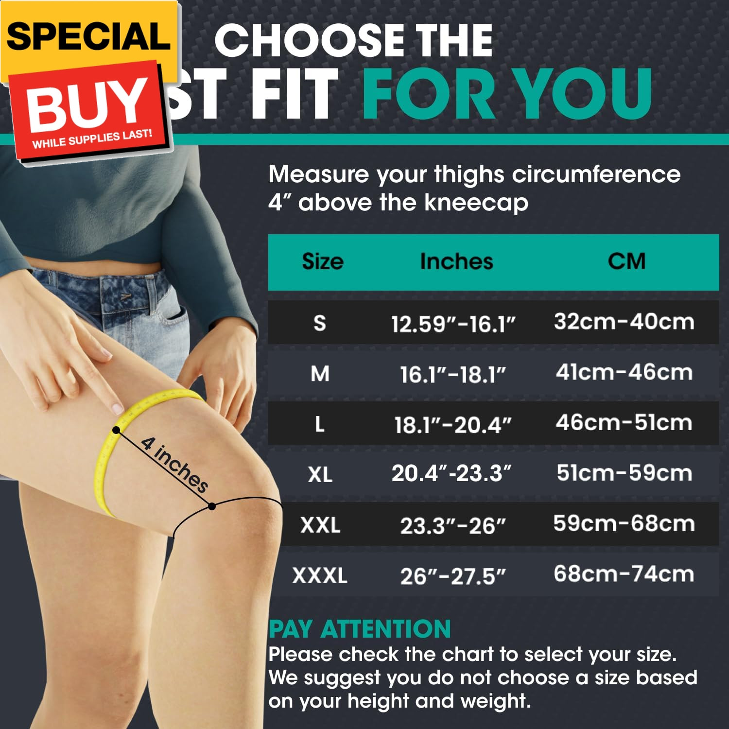 Compression Knee Brace for Women & Men, 2-Pack Knee Brace for Running Knee Pain,