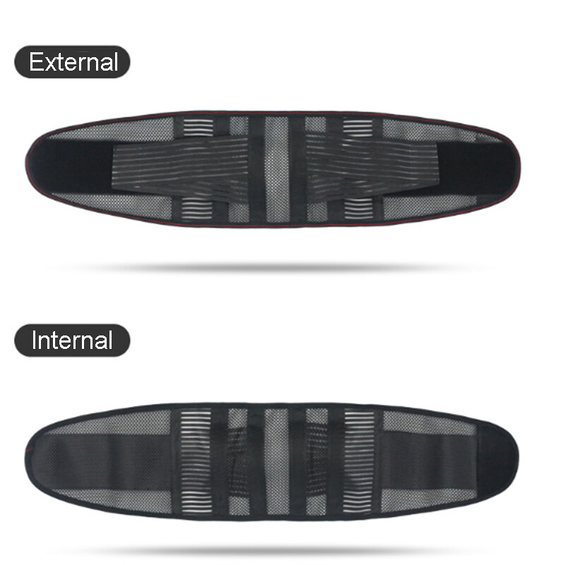 Lumbar Lower Back Support Belt Brace Wrap Pain Relief Adjustable Band Men Women