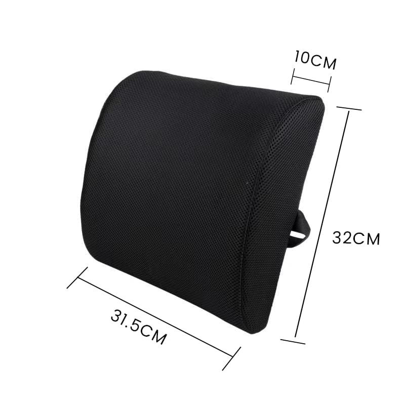 Memory Foam Lumbar Support Cushion Back Pillow Pain Relief Office Chair Car Seat