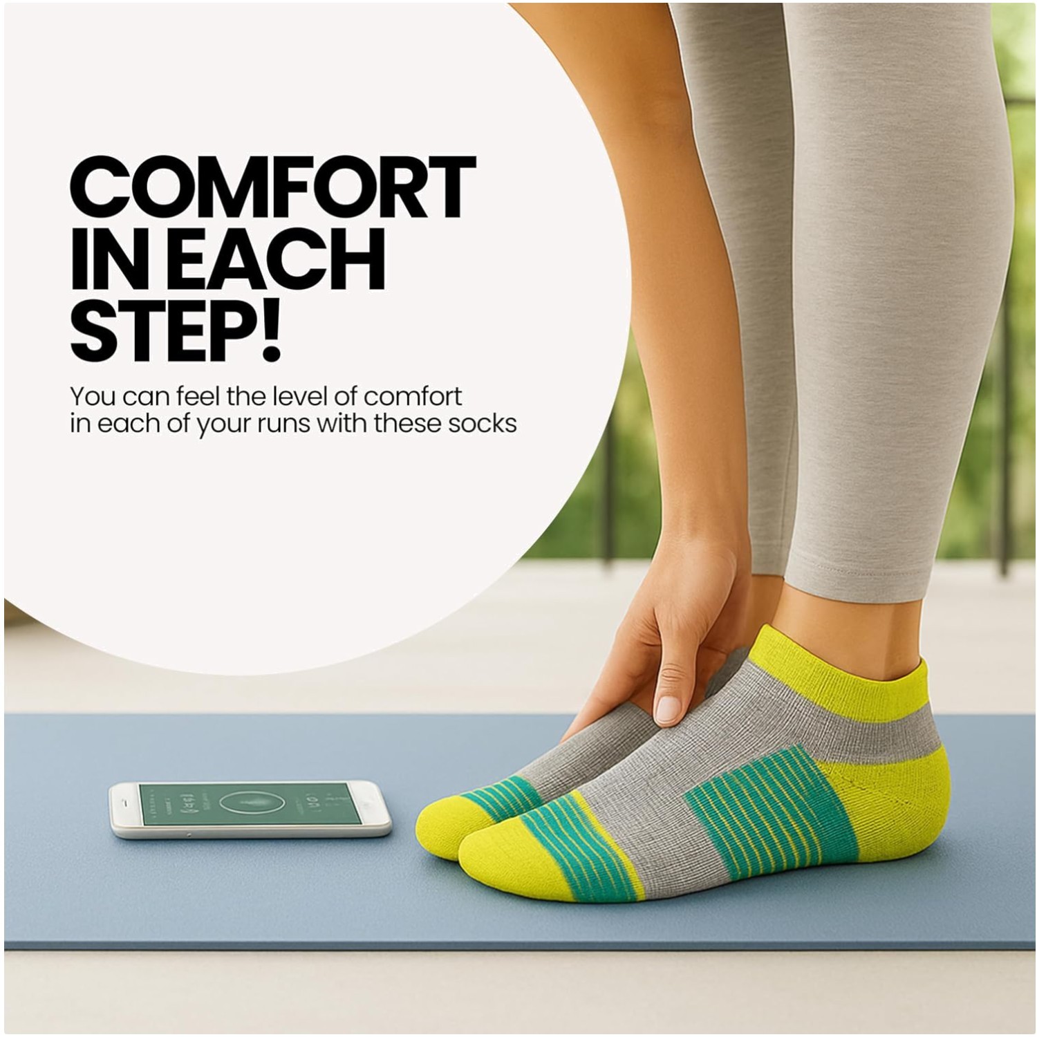 Stretch Fit Cushioned Ankle Socks – Men & Women, Pack of 24