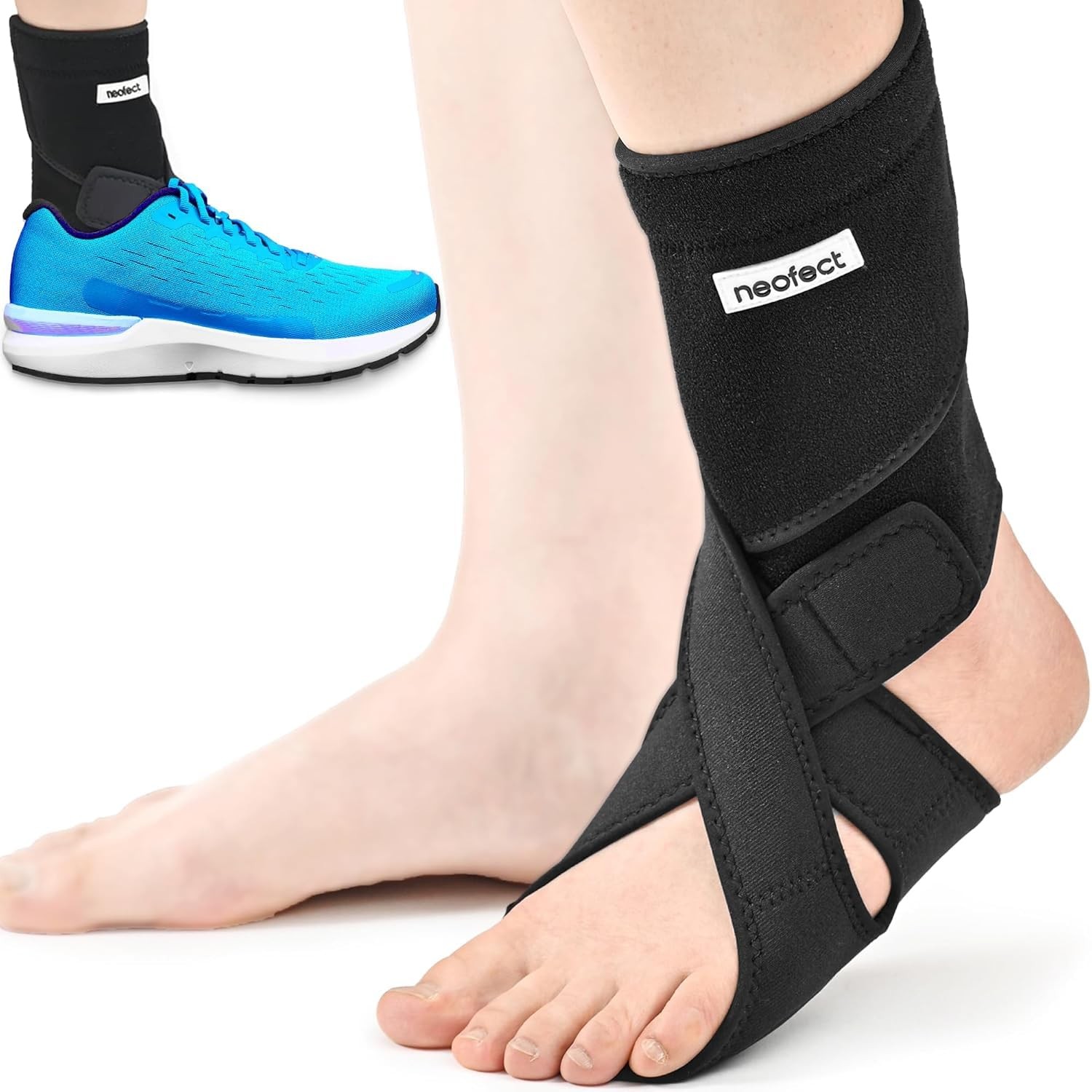 Adjustable AFO Ankle Brace for Drop Foot, Walking, Stroke Recovery Support