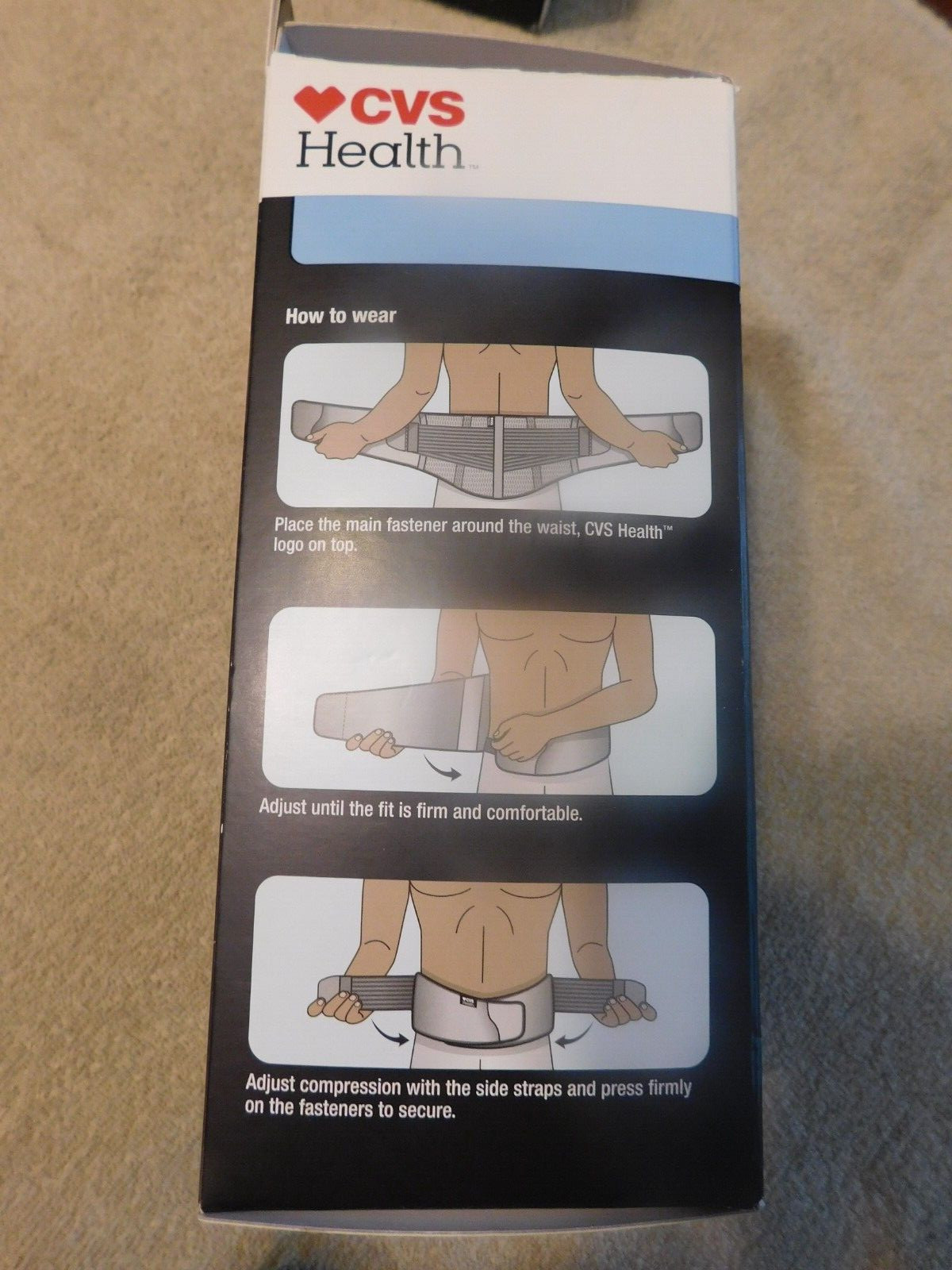 DELUXE STABILIZING SUPPORT FOR BACK, NIB, LG/XL, FIRM SUPPORT