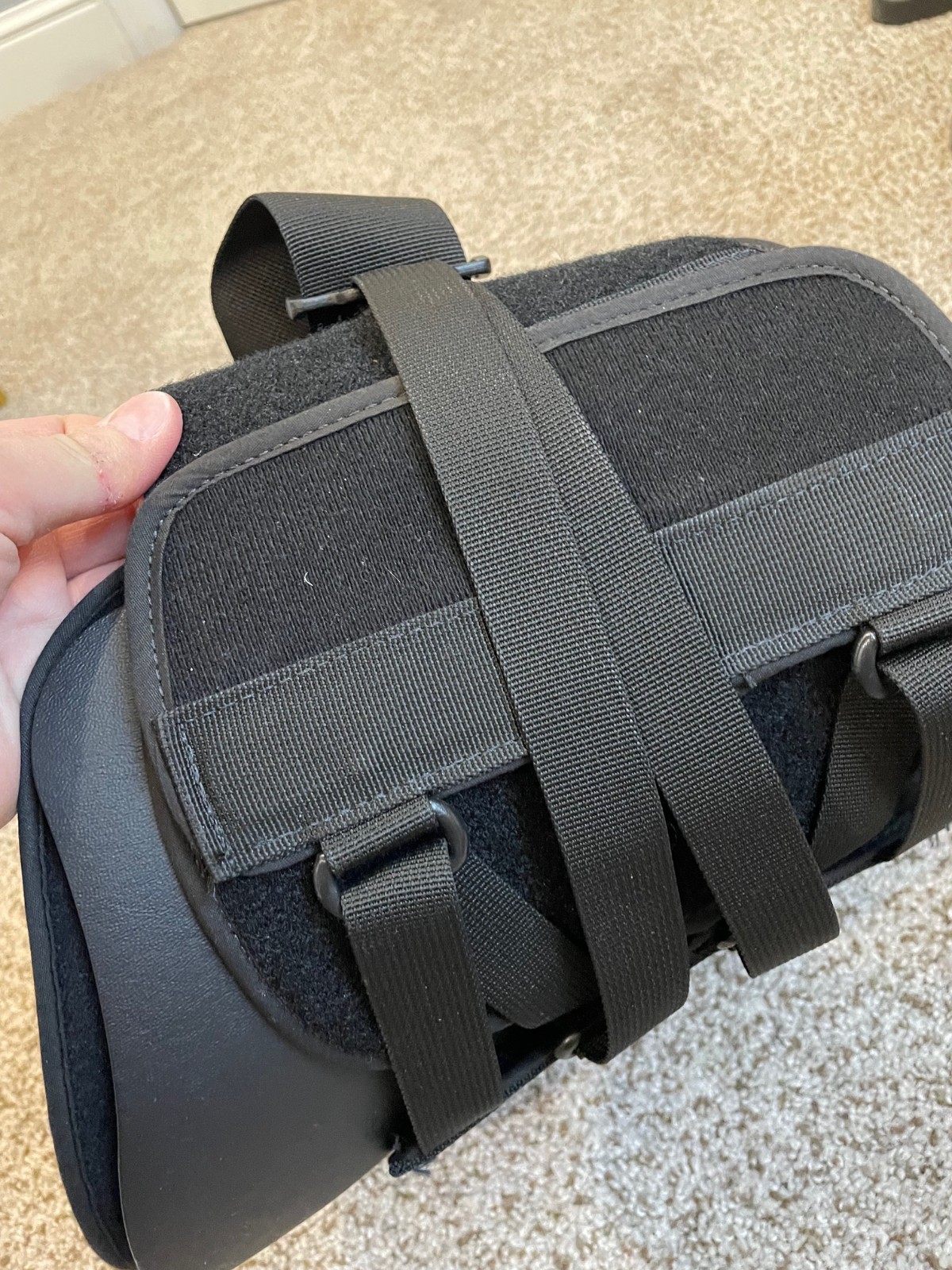 Ninja Back Brace, Small/ Medium Adult, Black, Hard Plastic Support, Adjustable